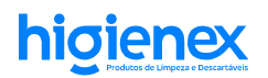 Logomarca de Higienex - Produtos de Limpeza e Descartáveis