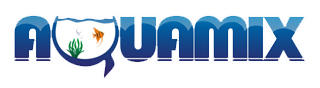 Logomarca de Aquamix - Suprimentos para Aquários e Pet Shops