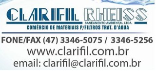 Logomarca de Clarifil Rheiss - Saneamento Ambiental