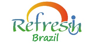 Logomarca de Refresh Brazil - Acessibilidade e Sustentabilidade