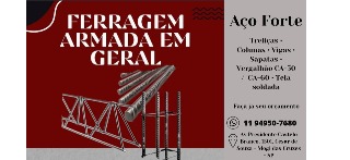 Logomarca de Aço Forte Mogi - Distribuidora
