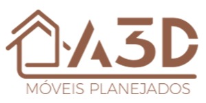 Logomarca de A3D - Móveis Planejados