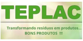 Logomarca de Teplac - Telhas e Placas Ecológicas