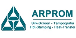 Logomarca de Arprom - Serigrafia - Tampografia - Hot Stamping - Heat Transfer