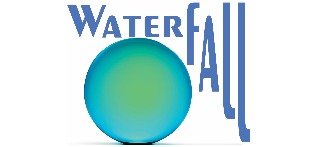 Logomarca de Waterfall - Pingadeira de Plástico