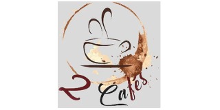 Logomarca de 2 Cafés Loja - Cafés e Acessórios para o Preparo