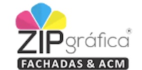 Logomarca de Zip Gráfica e Fachadas