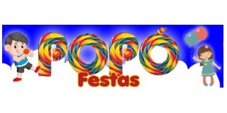 Logomarca de Popó Festas