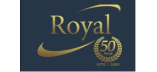 Logomarca de Royal Química - Resinas Termoﬁxas, Fenólicas, Uréicas e Melamínicas