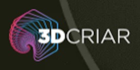 Logomarca de 3D Criar - Impressoras 3D e Soluções de Tecnologia