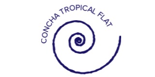 Logomarca de Concha Tropical Flat