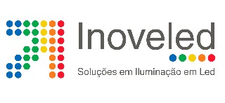 Logomarca de Inoveled Iluminação para Lojas, Franquias, Shoppings, Corporativo