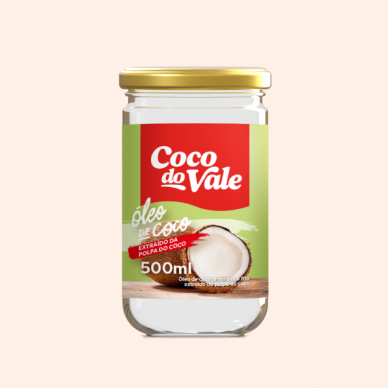 Óleo de Coco Extraído da Polpa do Coco
