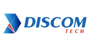 Logomarca de Discom Tecnologia em Sistemas de Segurança