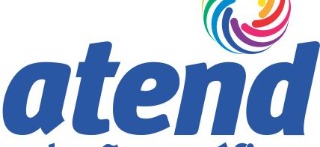 Logomarca de Atend - Soluções Gráficas