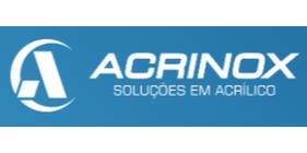 Logomarca de Acrinox - Peças em Acrílico e Comunicação Visual
