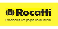 Logomarca de Rocatti - Excelências em Peças de Alumínio
