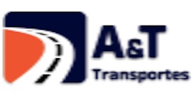 Logomarca de a&T Transportes