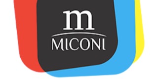 Logomarca de Miconi - Comércio e Manutenção de Máquinas Gráficas