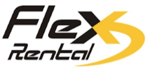 Logomarca de Flex Rental - Locação de Caminhão Munck