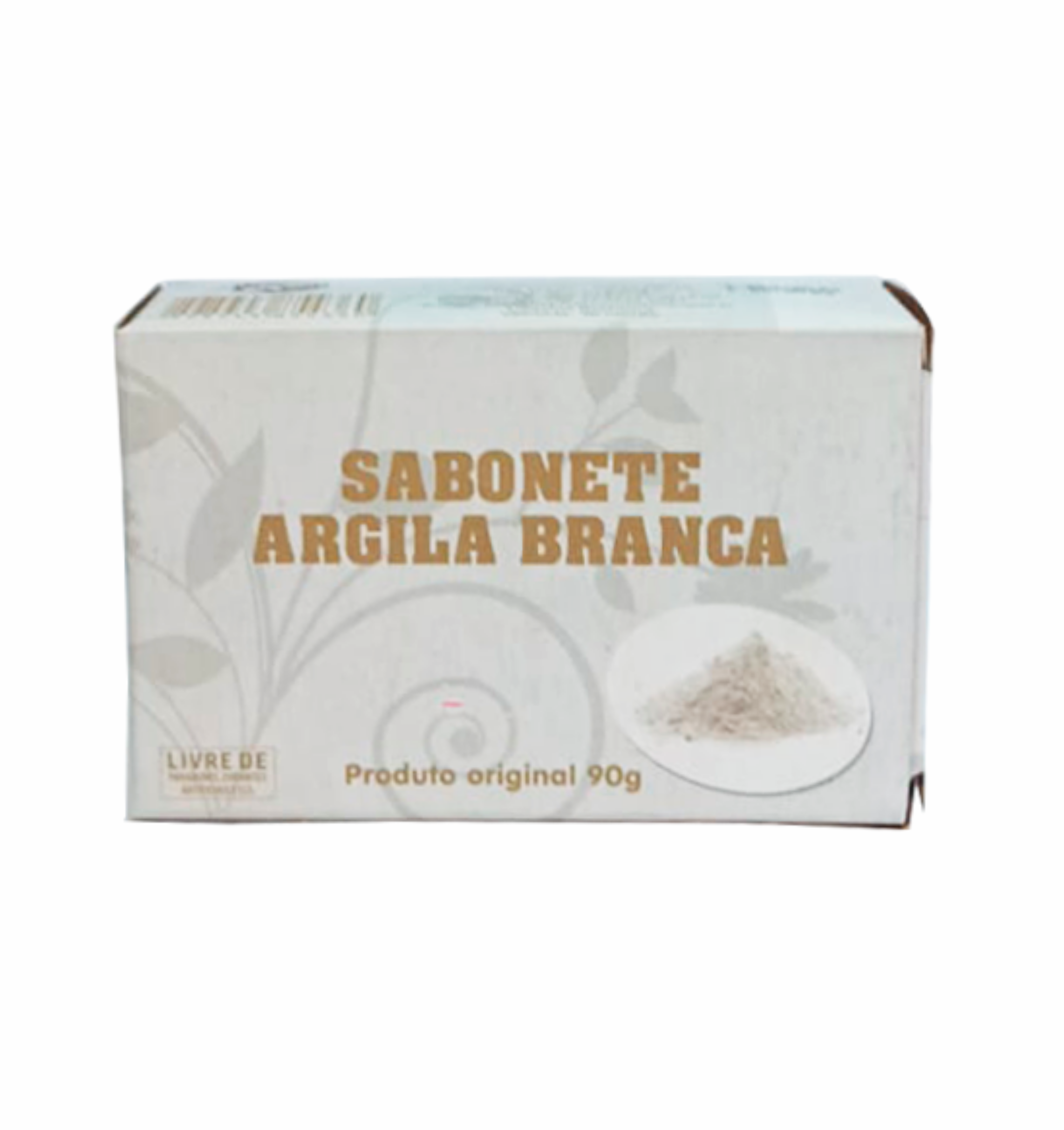 Sabonete de Argila Branca 90g - R$ 2,57