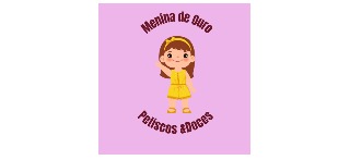 Logomarca de Menina de Ouro - Petiscos & Doces