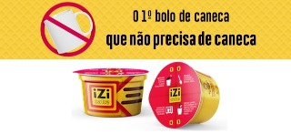 Logomarca de Izi Cake - Bolos de Caneca