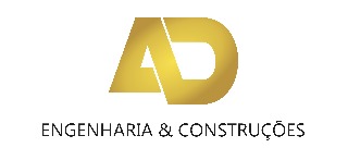 Logomarca de Ad Construtora - Obras Residenciais, Comerciais e Industriais