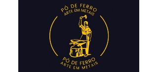 Logomarca de Pó de Ferro - Arte em Metais