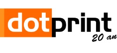 Logomarca de Dot Print - Rótulos, Pulseiras e Etiquetas
