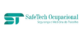 Logomarca de Safetech Ocupacional - Segurança e Medicina do Trabalho