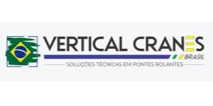 Logomarca de Vertical Cranes - Soluções Técnicas para Pontes Rolantes