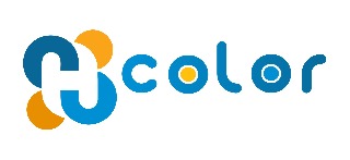 Logomarca de Hcolor - Comunicação e Impressão