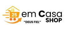Logomarca de 25 em Casa Shop