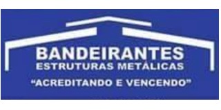 Logomarca de Bandeirantes Estruturas Metálicas