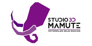 Logomarca de Studio 3D Mamute - Brindes e Prêmios