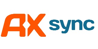 Logomarca de Ax Sync - Gestão de Impressão