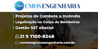 Logomarca de Cmos Engenharia - Projetos, Prevenção e Combate a Incêndios