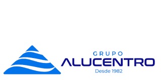 Logomarca de Alucentro Central de Alumínio