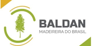 Logomarca de Madeireira Baldan - Produtos de Pinus de Reflorestamento