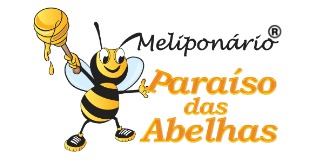 Logomarca de Meliponário - Paraíso das Abelhas & Amonós Macramê
