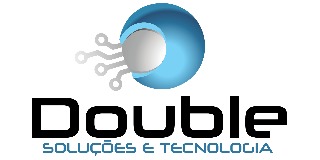 Logomarca de Double - Soluções em Segurança Eletrônica