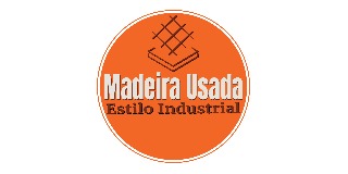 Logomarca de Madeira Usada - Móveis de Estilo Industrial